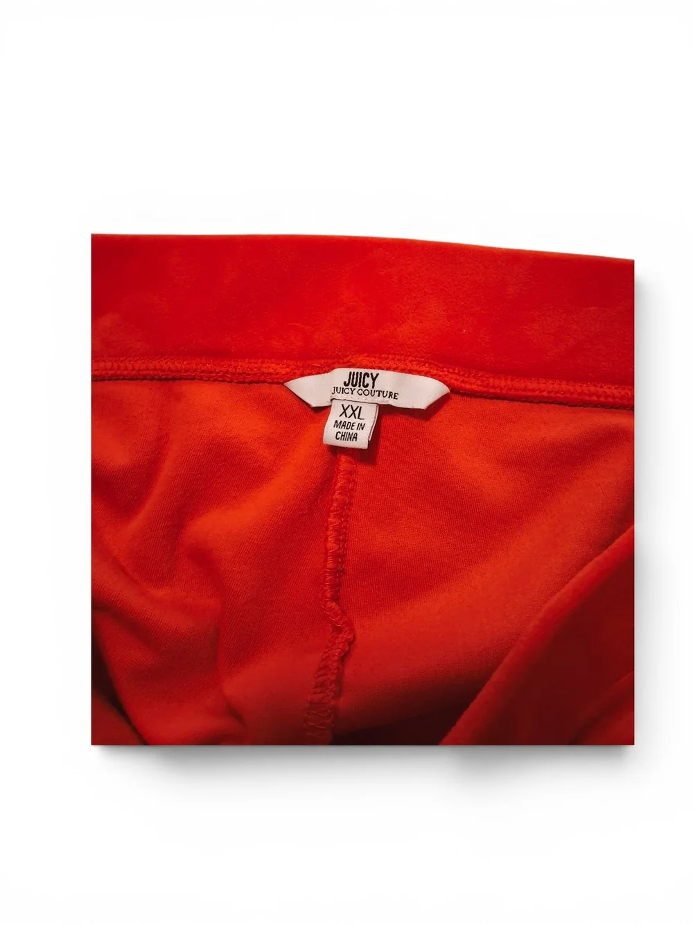 Juicy Couture  Red Y2K Velour Track Pants Womens Size XXL 90s Vibes